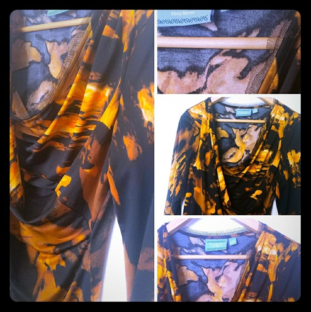 Muted floral blouse